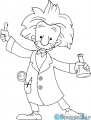 StempelBar Stempelgummi Comic-Einstein