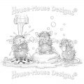Bild 2 von Stampendous Cling Stamps House Mouse Soaping Up Rubber Stamp