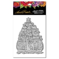Bild 1 von Stampendous Cling Stamp Gummistempel Laurel Burch Festive Felines Stempel
