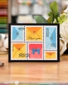 Bild 7 von Waffle Flower Postage Collage Envelope Die - Stanze