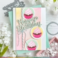 Bild 13 von Waffle Flower Postage Cupcake Die and Stencil - Cupcake Stanze und Schablone