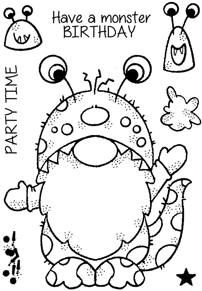 Bild 10 von Woodware Clear Stamp Singles Monster Gnome Clear Stamps