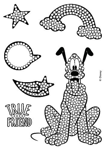 Bild 1 von Disney Mickey and Friends A6 Crystal Art Stamp - Pluto  - Clear Stamps