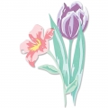 Bild 2 von Sizzix Thinlits Die Set  - Layered Spring Flowers - Stanze Blume Tulpe