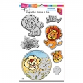 Bild 1 von Stampendous! Lion Cling Rubber Stamps And Cutting Dies Set - Stempel mit Stanzen Löwe