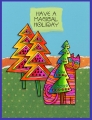 Bild 7 von Stampendous Laurel Burch Holiday Friends Stempel und Stanzschablonen