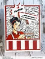 Bild 6 von Whimsy Stamps Rubber Cling Stamp  - WTF?! Background  Gummistempel 