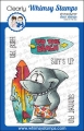 Whimsy Stamps Clear Stamps  - Surf Shark