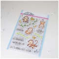 Bild 1 von Heffy Doodle Clear Stamps Set - Chimply The Best - Stempel Äffchen