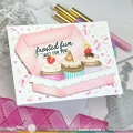 Bild 5 von Waffle Flower  Boxed Cupcakes Stencil - Stencilschablone Cupcake