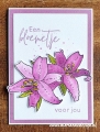 Bild 3 von Marianne Design - TINY'S FLOWERS - LILY - Stempel und Stanzen Lilie