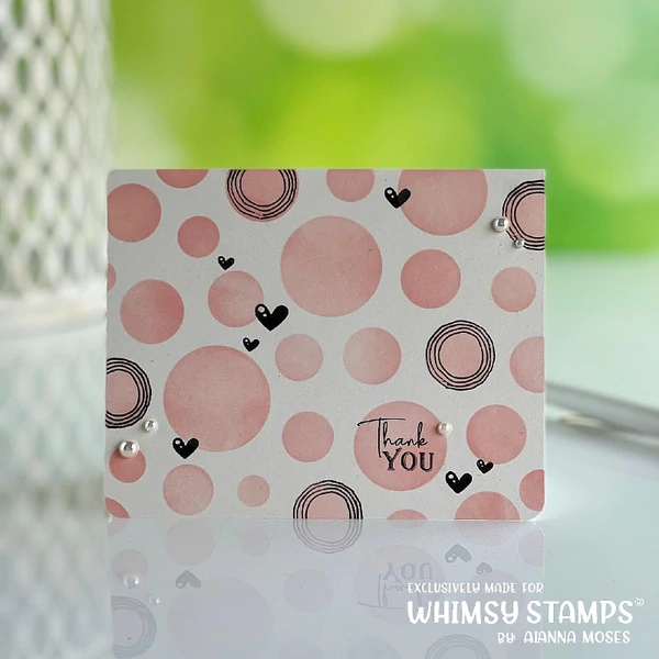 Bild 3 von Whimsy Stamps Stencil - Dotty - Kreise