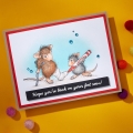 Bild 3 von Spellbinders Healing Thoughts Cling Rubber Stamp Set - House Mouse Stempelgummi