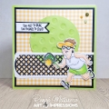 Bild 4 von Art Impressions Clear Stamps with dies Pickleball Patty - Ai People Stempelset inkl. Stanzen