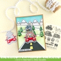 Bild 13 von Lawn Fawn Clear Stamps  - car critters road trip add-on