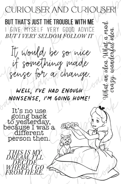 The Ink Road Clear Stamps - Alice