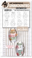 Bild 1 von Art Impressions Clear Stamps with dies Mini Christmas Twisters Set - Stempelset inkl. Stanzen