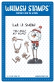 Whimsy Stamps Clear Stamps  - Snowman 