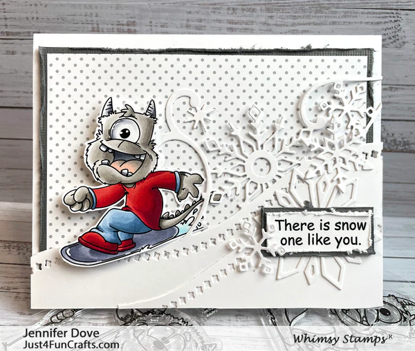 Bild 5 von Whimsy Stamps Clear Stamps  - Snow Monsters