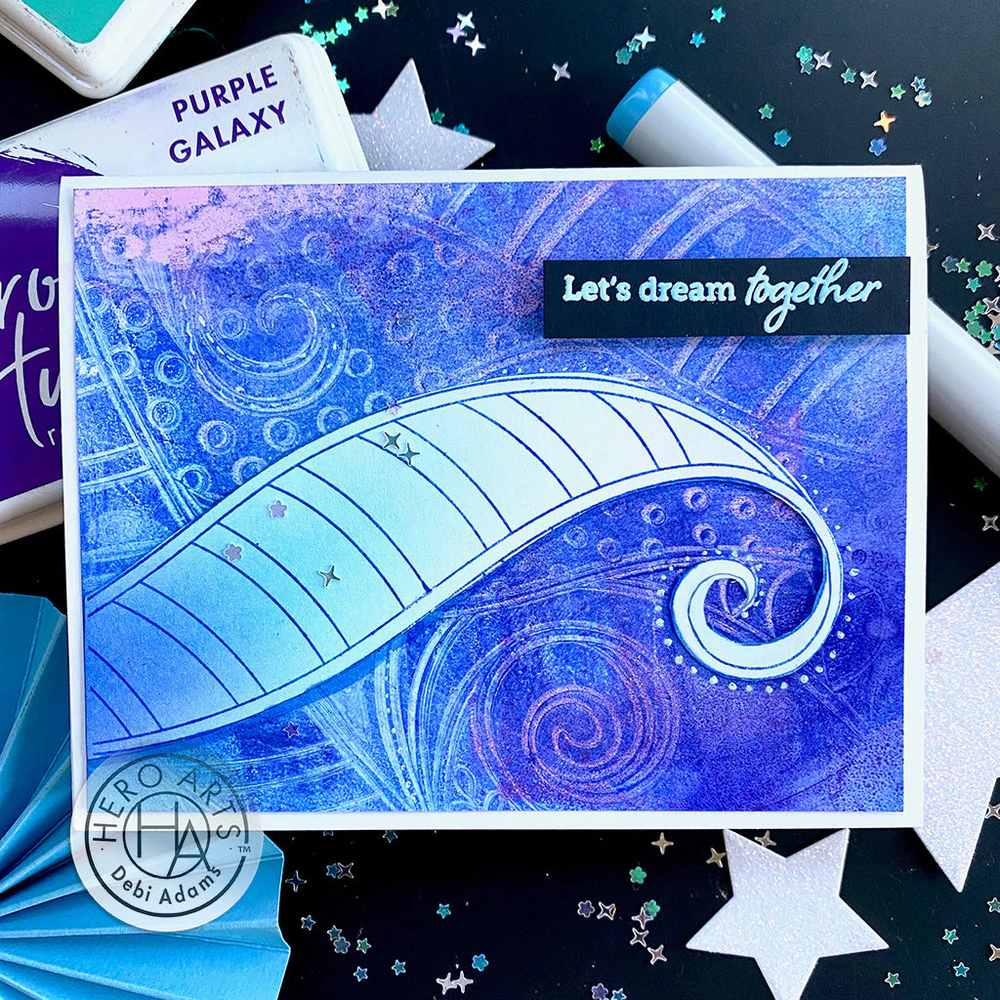 Bild 2 von Hero Arts Cling Stamp - Swirls and Dots Bold Prints