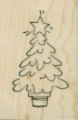 Gummistempel X-Mas Tree