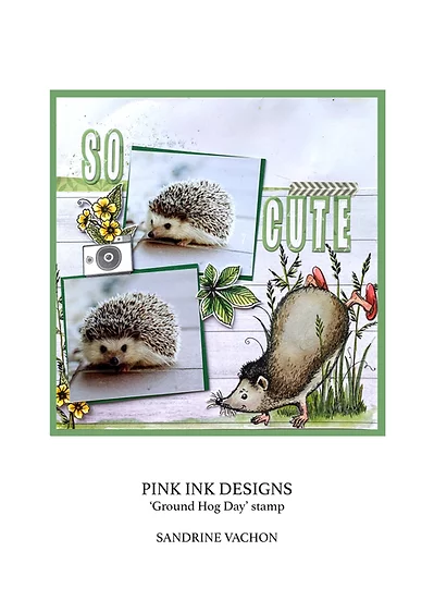 Bild 8 von Pink Ink Designs - Stempel  Ground Hog Day (Igel)