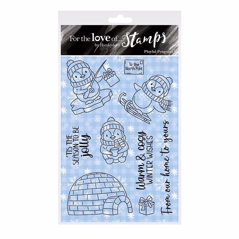 Bild 1 von For the love of...Stamps by Hunkydory - Clear Stamps Playful Penguins