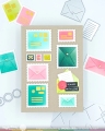 Bild 7 von Waffle Flower Postage Collage Mini Seals Stamp Set - Stempel