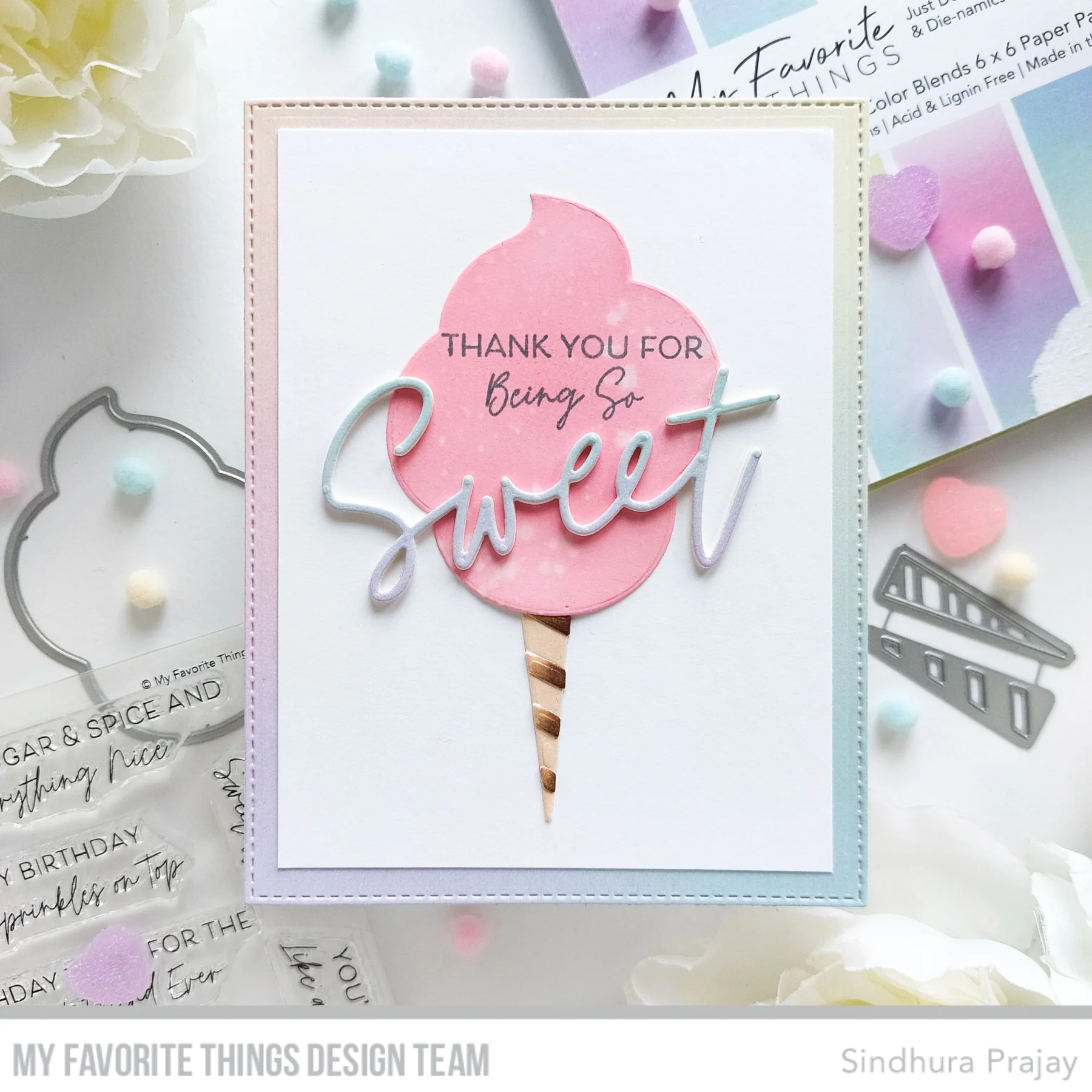 Bild 4 von My Favorite Things - Cotton Candy Cone Die-namics - Stanze Zuckerwatte