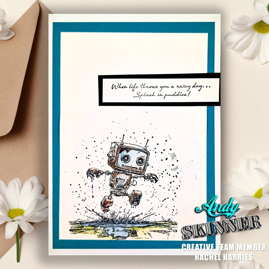 Bild 3 von Creative Expressions Pre Cut Stamp - Gummistempel - Andy Skinner Botology Rainy Day