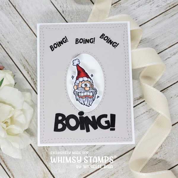 Bild 8 von Whimsy Stamps Die Stanze  -  Boing! Word - Boing! Wort