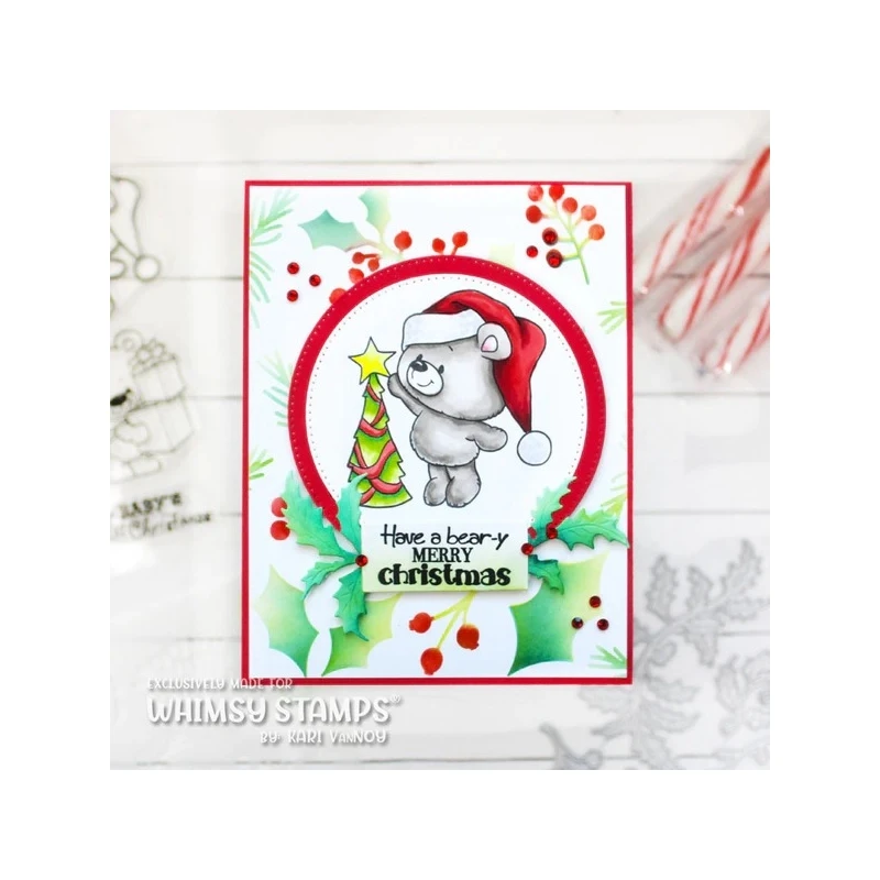 Bild 2 von Whimsy Stamps Clear Stamps - Teddy Bear Christmas Eve