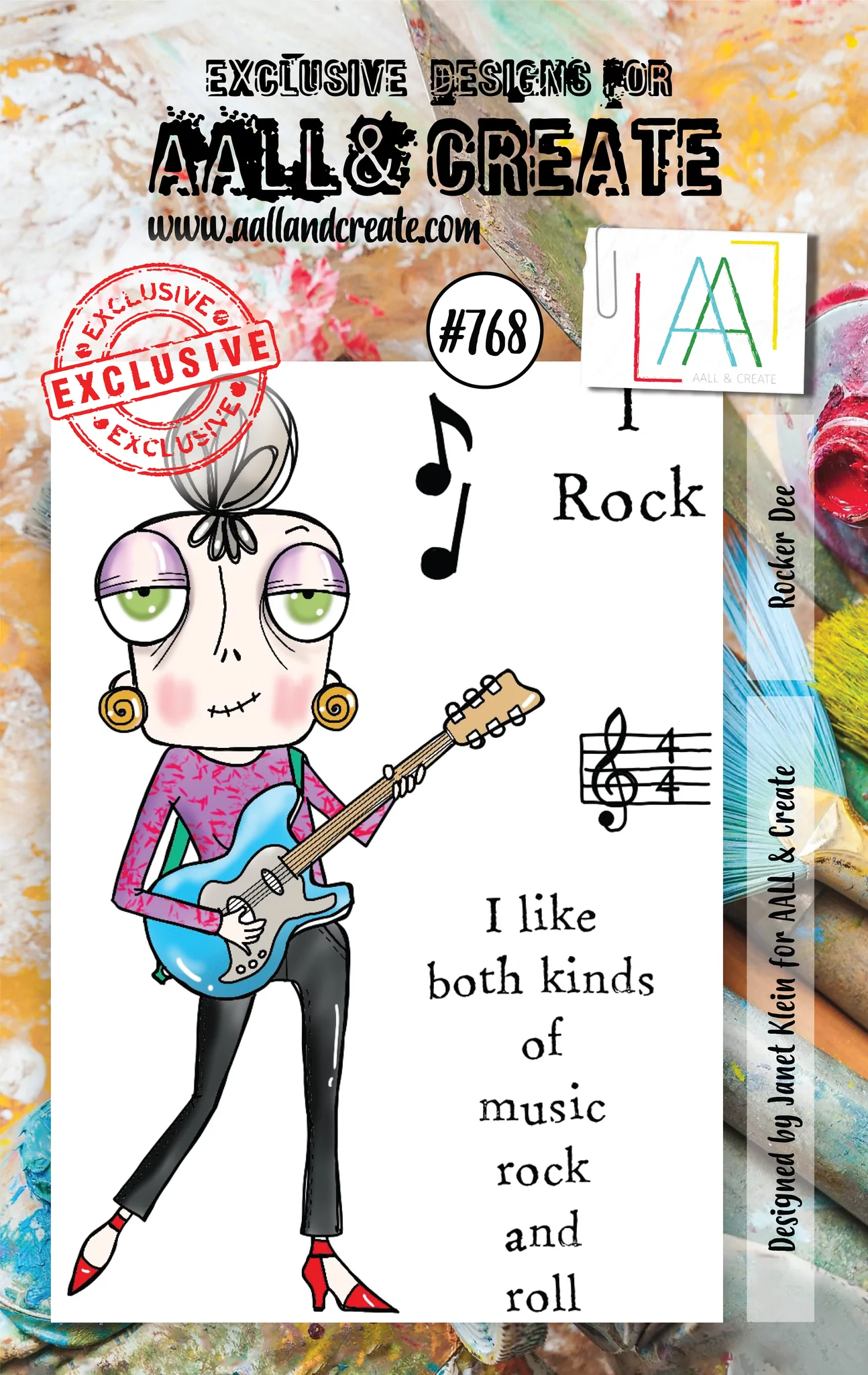 AALL & Create Clear Stamps  - Rocker Dee