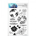 Bild 1 von Simon Hurley create Photopolymer Clear Stamps Posh Poinsettas - Weihnachtsstern