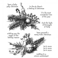 Tim Holtz Stempelgummis Cozy Christmas
