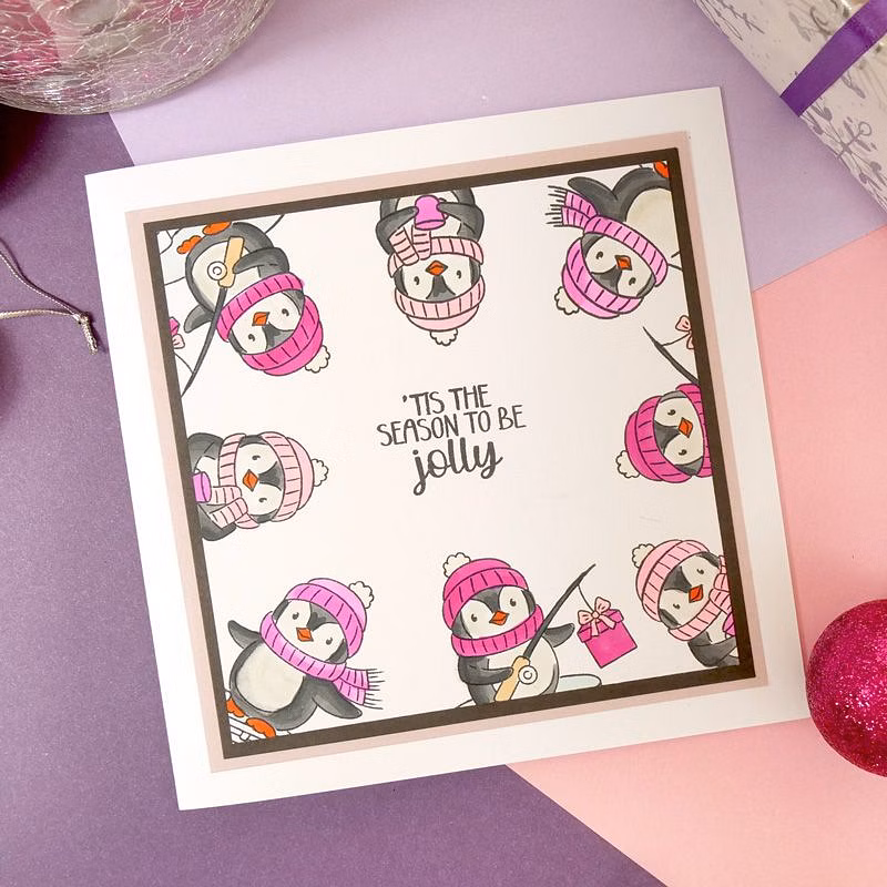 Bild 4 von For the love of...Stamps by Hunkydory - Clear Stamps Playful Penguins