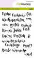 CraftEmotions Stempel - clearstamps A6 - handletter - Wörter Weihn. klein (DE) Carla Kamphuis