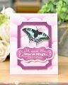 Bild 6 von Waffle Flower Postage Butterfly Trio Clear Stamp Set - Stempel