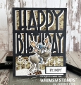 Bild 13 von Whimsy Stamps Die Stanze  - Happy Birthday Coverplate Die