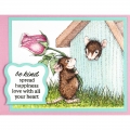 Bild 4 von Stampendous Cling Stamps House Mouse Rose Surprise - Stempelgummi