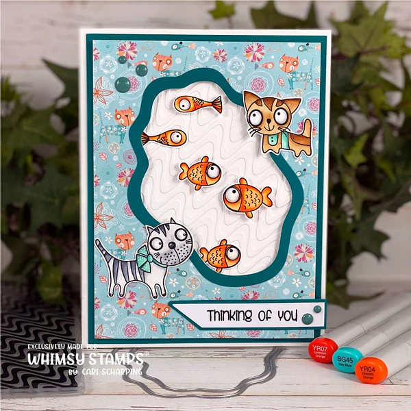 Bild 3 von Whimsy Stamps Clear Stamps - Kitty Sketches - Katze