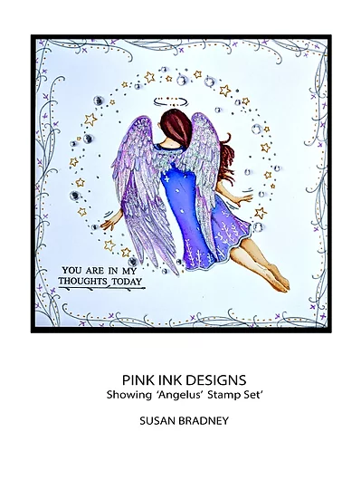Bild 5 von Pink Ink Designs - Stempel Angelus - Engel