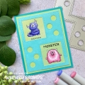 Bild 13 von Whimsy Stamps Clear Stamps - Monster Cuties