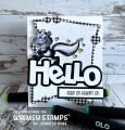Bild 9 von Whimsy Stamps Clear Stamps - Skunks Happy