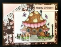 Bild 3 von Riley and Company Gummistempel - MUSHROOM LANE - BUTTERFLY HOUSE