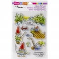 Stampendous Perfectly Clear Stamps - Gnome Fishing - Gnome beim angeln