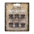 Tim Holtz Idea-Ology Resin Skulls - Totenschädel