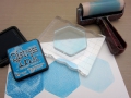 Bild 6 von Gellis Arts - Gel Printing Plate Druckplatte Minis-Round, Square, Triangle