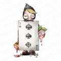 Bild 1 von Gummistempel Stamping Bella Cling Stamp ODDBALL PLAYING CARD (ALICE IN WONDERLAND COLLECTION)