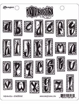 Dylusions Gummistempel Alphablock  